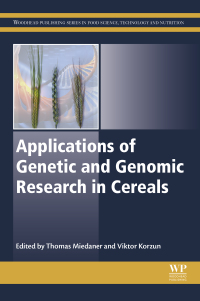 表紙画像: Applications of Genetic and Genomic Research in Cereals 9780081021637