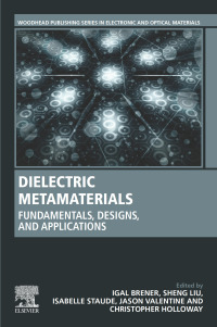 Cover image: Dielectric Metamaterials 9780081024034