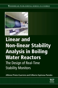Imagen de portada: Linear and Non-linear Stability Analysis in Boiling Water Reactors 9780081024454