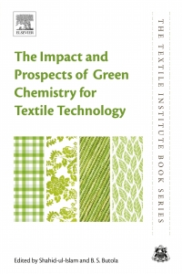 Cover image: The Impact and Prospects of Green Chemistry for Textile Technology 9780081024911