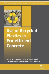 Cover image: Use of Recycled Plastics in Eco-efficient Concrete 9780081026762