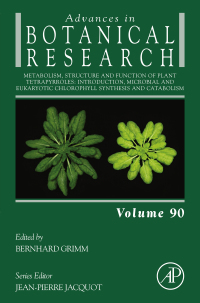 Cover image: Metabolism, Structure and Function of Plant Tetrapyrroles: Introduction, Microbial and Eukaryotic Chlorophyll Synthesis and Catabolism 9780081027523