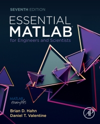 صورة الغلاف: Essential MATLAB for Engineers and Scientists 7th edition 9780081029978