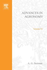 Cover image: ADVANCES IN AGRONOMY VOLUME 6 9780120007066