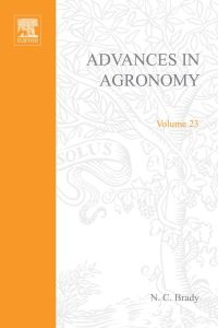 Cover image: ADVANCES IN AGRONOMY VOLUME 23 9780120007233