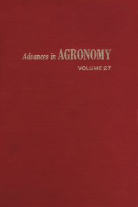 Titelbild: ADVANCES IN AGRONOMY VOLUME 27 9780120007271