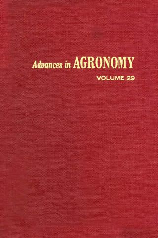 Cover image: ADVANCES IN AGRONOMY VOLUME 29 9780120007295