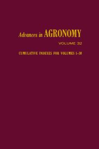 صورة الغلاف: ADVANCES IN AGRONOMY VOLUME 32 9780120007325