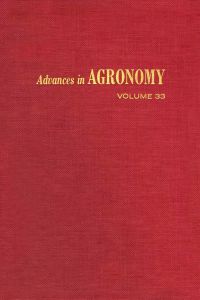 Immagine di copertina: ADVANCES IN AGRONOMY VOLUME 33 9780120007332