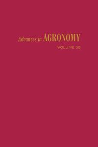 Immagine di copertina: ADVANCES IN AGRONOMY VOLUME 35 9780120007356