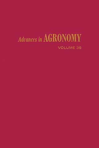 Imagen de portada: ADVANCES IN AGRONOMY VOLUME 35 9780120007356