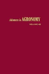 Cover image: ADVANCES IN AGRONOMY VOLUME 42 9780120007424