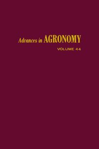 Imagen de portada: ADVANCES IN AGRONOMY VOLUME 44 9780120007448