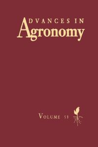 Imagen de portada: Advances in Agronomy 9780120007530