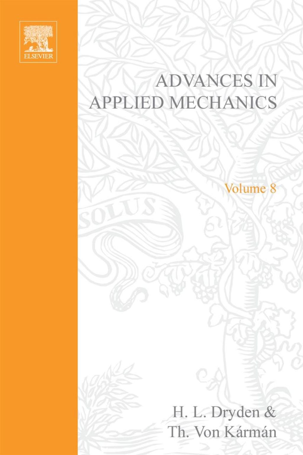 ADVANCES IN APPLIED MECHANICS VOLUME 8