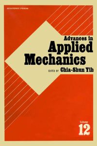 Immagine di copertina: ADVANCES IN APPLIED MECHANICS VOLUME 12 9780120020126