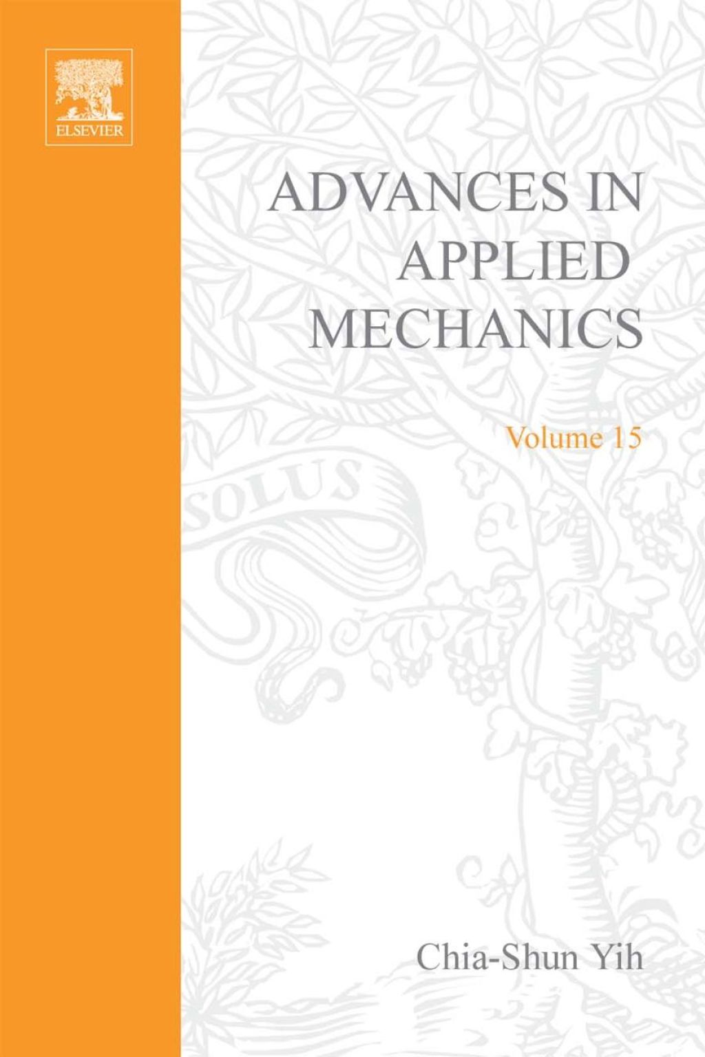 ADVANCES IN APPLIED MECHANICS VOLUME 15