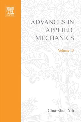 صورة الغلاف: ADVANCES IN APPLIED MECHANICS VOLUME 15 9780120020157
