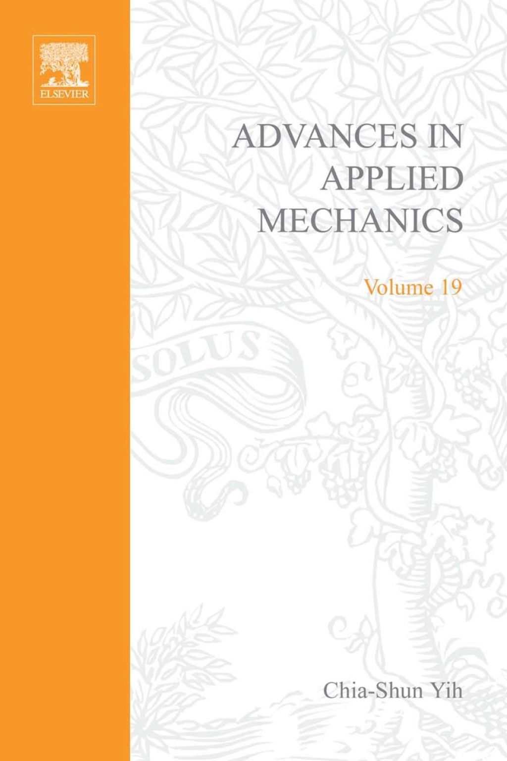 ADVANCES IN APPLIED MECHANICS VOLUME 19
