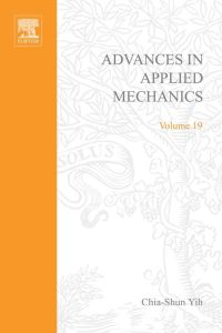 Cover image: ADVANCES IN APPLIED MECHANICS VOLUME 19 9780120020195