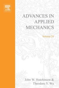 Titelbild: ADVANCES IN APPLIED MECHANICS VOLUME 24 9780120020249