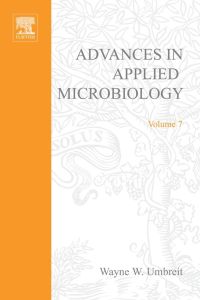 Imagen de portada: ADVANCES IN APPLIED MICROBIOLOGY VOL 7 9780120026074