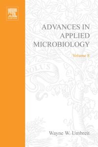 Imagen de portada: ADVANCES IN APPLIED MICROBIOLOGY VOL 8 9780120026081