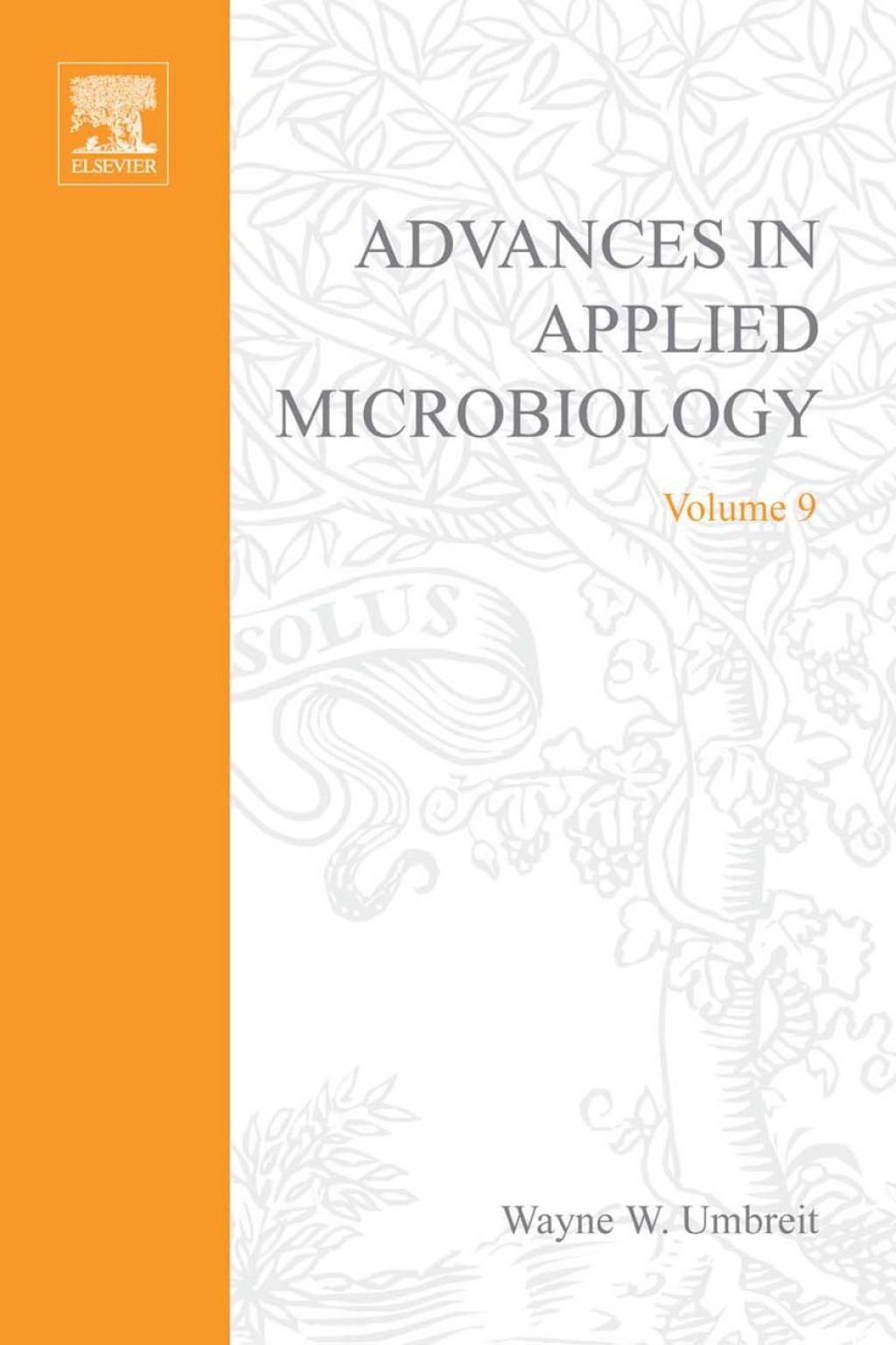 ADVANCES IN APPLIED MICROBIOLOGY VOL 9