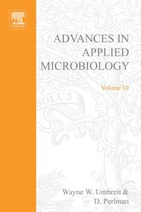 Imagen de portada: ADVANCES IN APPLIED MICROBIOLOGY VOL 10 9780120026104