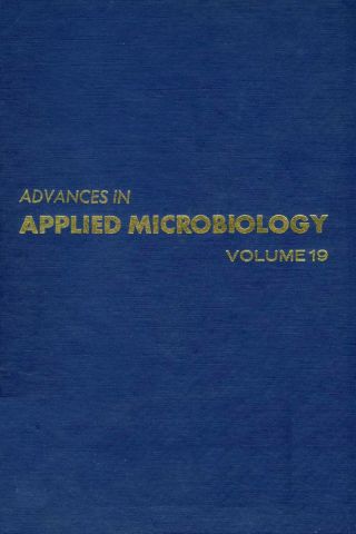 Cover image: ADVANCES IN APPLIED MICROBIOLOGY VOL 19 9780120026197
