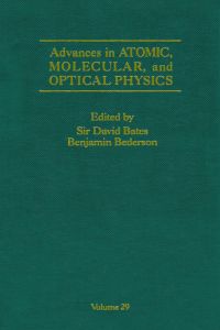 Omslagafbeelding: ADV IN ATOMIC & MOLEC PHYS V29 9780120038299