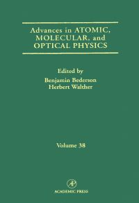 Omslagafbeelding: Advances in Atomic, Molecular, and Optical Physics 9780120038381