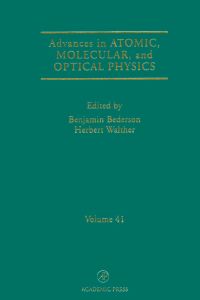 Imagen de portada: Advances in Atomic, Molecular, and Optical Physics 9780120038411