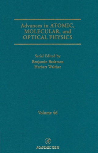 Cover image: Advances in Atomic, Molecular, and Optical Physics 9780120038466