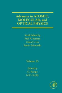 Cover image: Advances in Atomic, Molecular, and Optical Physics 9780120038534
