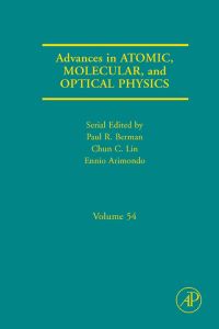 Imagen de portada: Advances in Atomic, Molecular, and Optical Physics 9780120038541