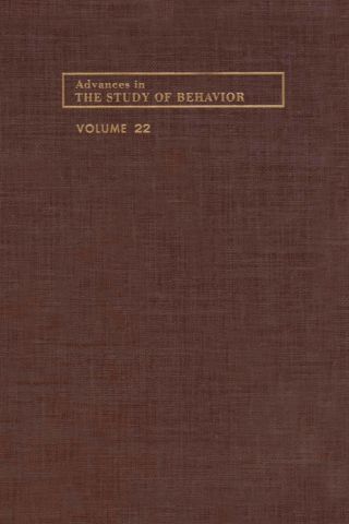 Cover image: Advances in the Study of Behavior: Volume 22 9780120045228