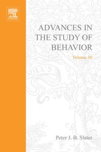 表紙画像: Advances in the Study of Behavior 9780120045303