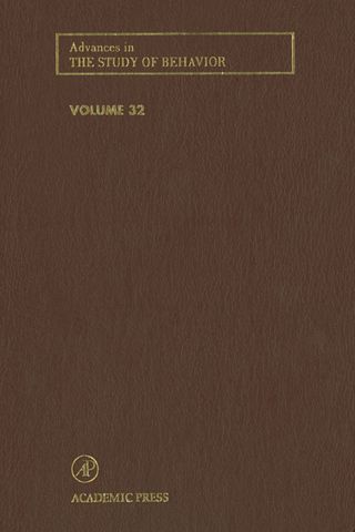 Cover image: Advances in the Study of Behavior 9780120045327