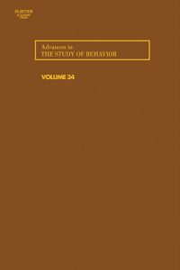 صورة الغلاف: Advances in the Study of Behavior 9780120045341