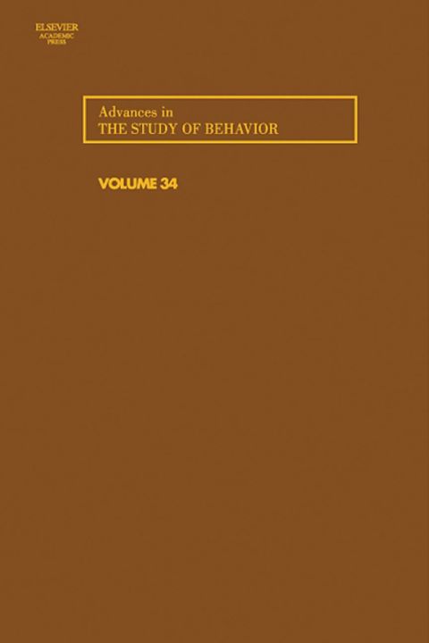 Advances in the Study of Behavior - FULL INSTANT DOWNLOAD | PDF DOCX EPUB