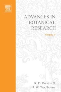 Cover image: ADVANCES IN BOTANICAL RESEARCH  APL 9780120059041