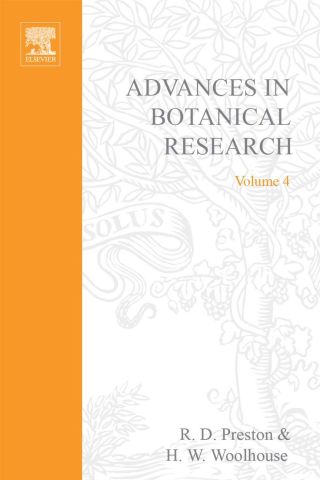 Imagen de portada: ADVANCES IN BOTANICAL RESEARCH  APL 9780120059041
