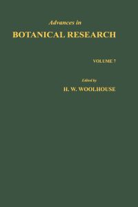表紙画像: Advances in Botanical Research: Volume 7 9780120059072