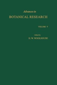 Cover image: ADVANCES IN BOTANICAL RESEARCH APL 9780120059096