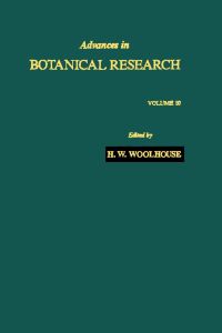 表紙画像: Advances in Botanical Research: Volume 10 9780120059102