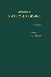 Cover image: Advances in Botanical Research: Volume 12 9780120059126