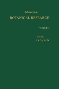 Cover image: Advances in Botanical Research: Volume 13 9780120059133
