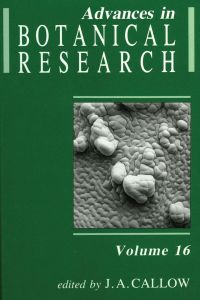 Cover image: Advances in Botanical Research: Volume 16 9780120059164