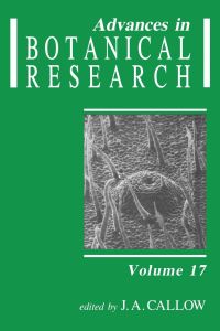 表紙画像: Advances in Botanical Research: Volume 17 9780120059171